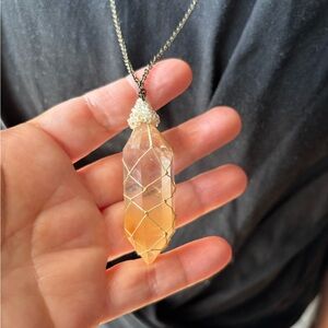 Jacki Holland Crystal Pendant - OOAK